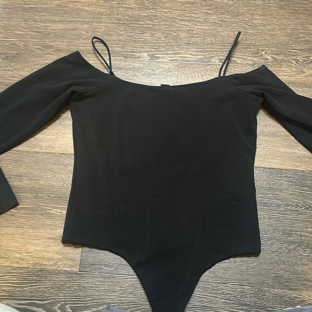 strappy off the shoulder all-saints bodysuit